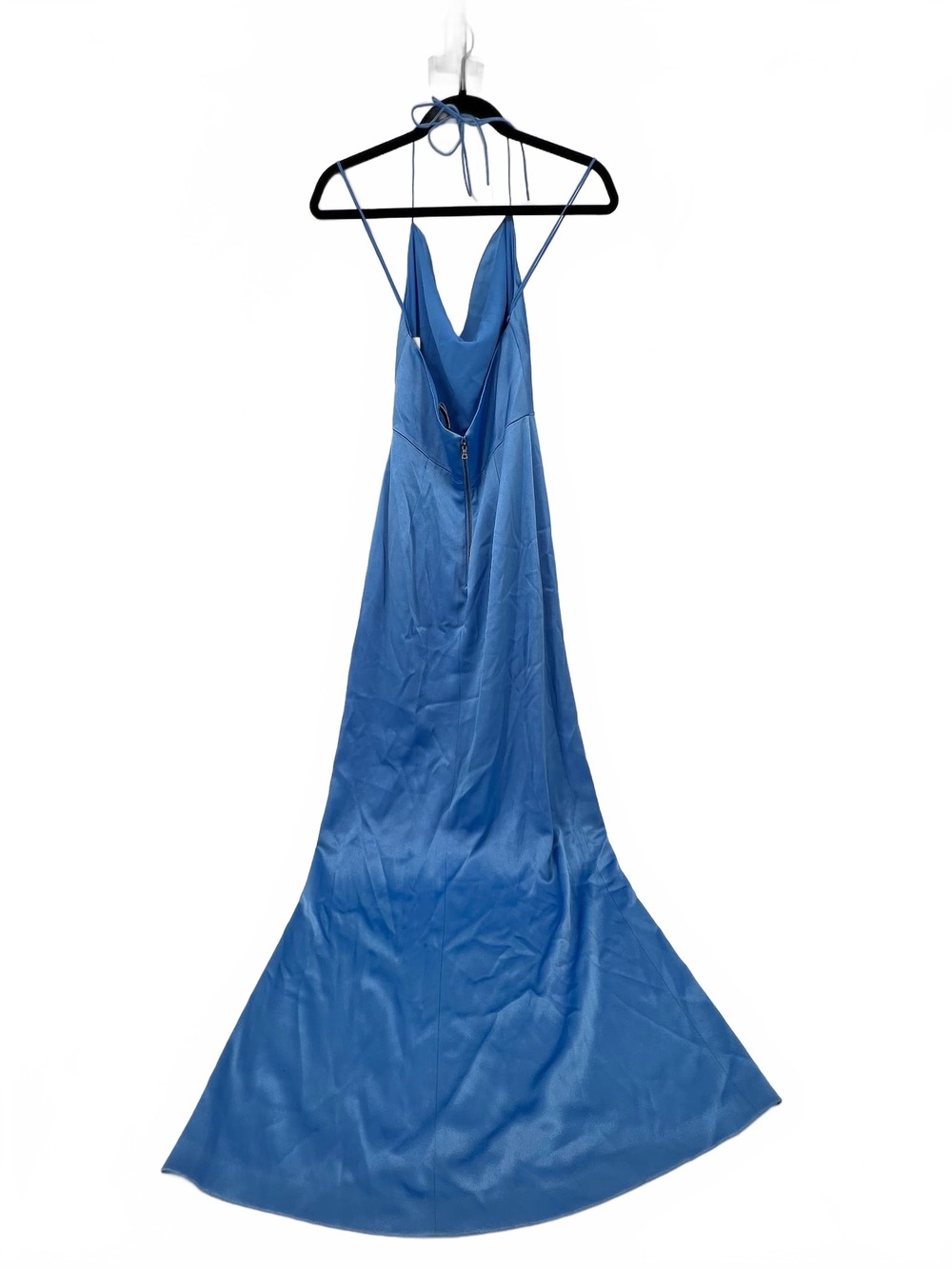 Alice + Olivia Blue Maxi Dress Backless Adjustable | Womens 6